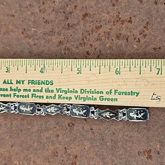 Vintage Siam Silver Bracelet - Picture 6 of 12